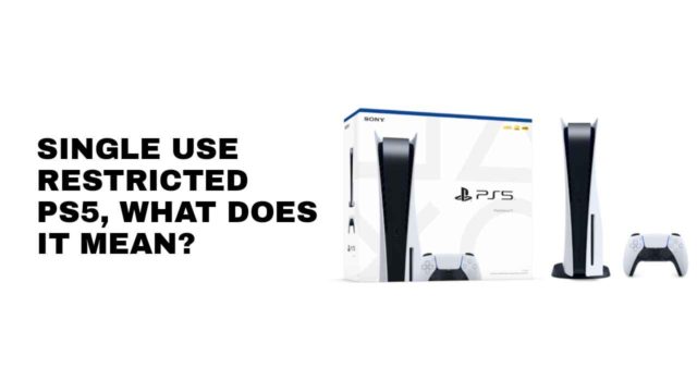 Walmart PS5 Single Use Restricted PS5