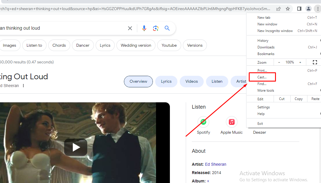 How to cast Chrome tab on your TV